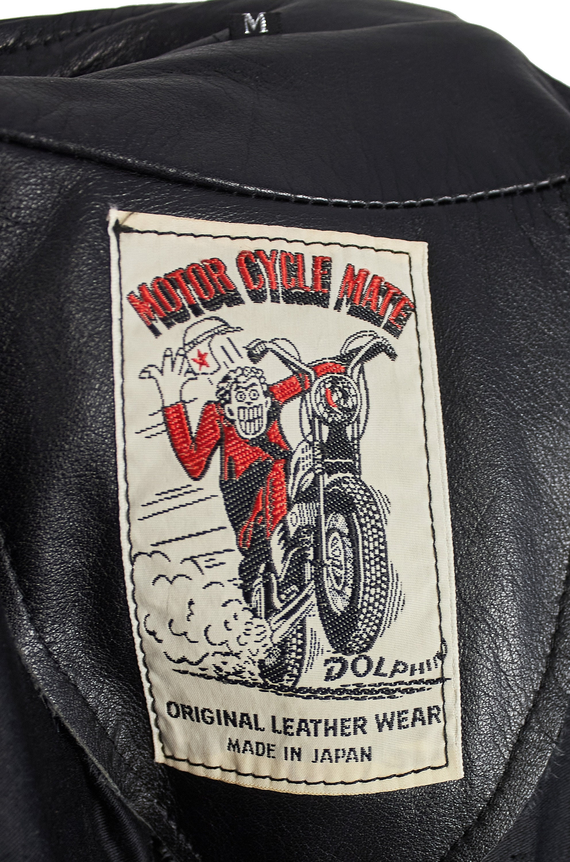 1980年代のヴィンテージ牛革製バイクレーシングスーツ：日本製
