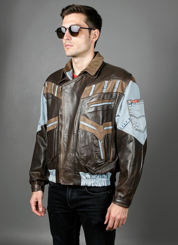 ジャケット・アウター 70s 80s EURO tirolean design leather JKT 1970s Leather Jacket – The Vintage Twin
