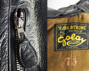 バイクウェア・装備 SINISALO Separate leather suit Vintage 1940s