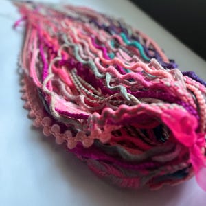 Pink & Turquoise Crochet Hair Braids: Synthetic Dreadlock Set