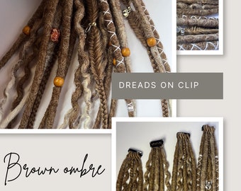 Versatile Elegance - Clip-In Dreads Collection with Textured Variety by Voron Dreads