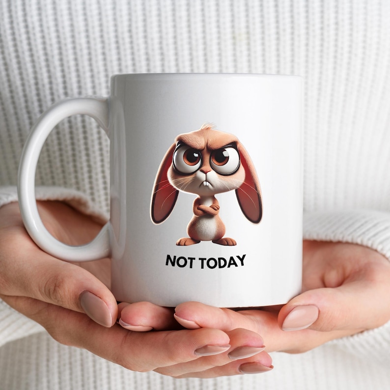 Grumpy Cute Animals Clipart – 26 Funny Angry Animal PNGs – 3D Cartoon Graphics for Sublimation, Stickers, Printables, T-Shirts, Crafts