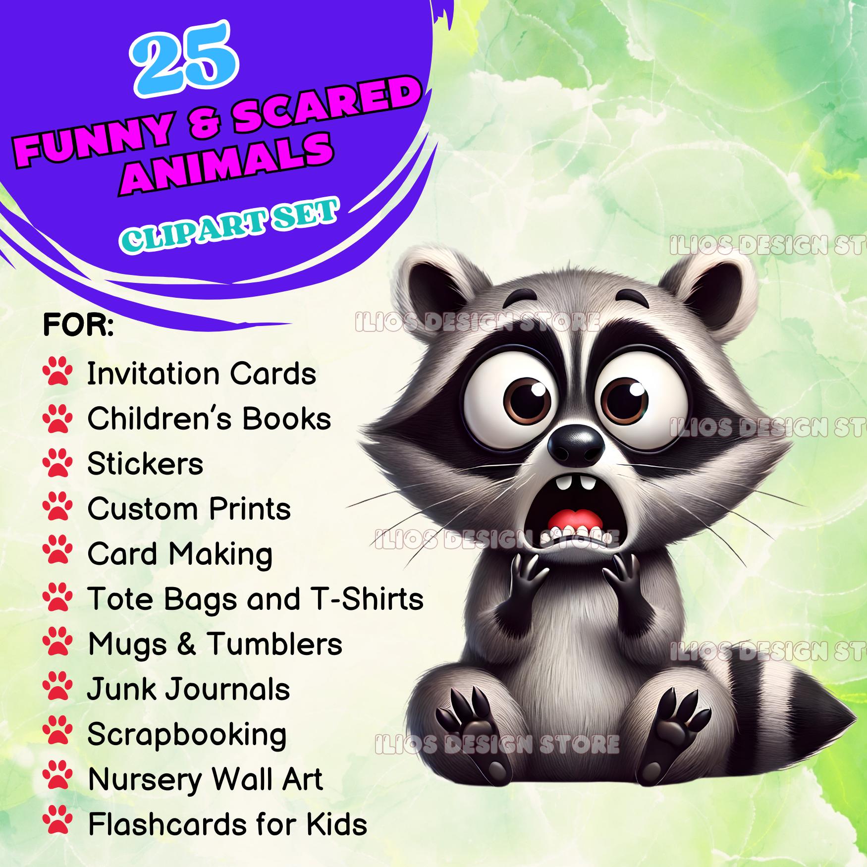 Scared Racoon Icon Scared Raccoon Cartoon