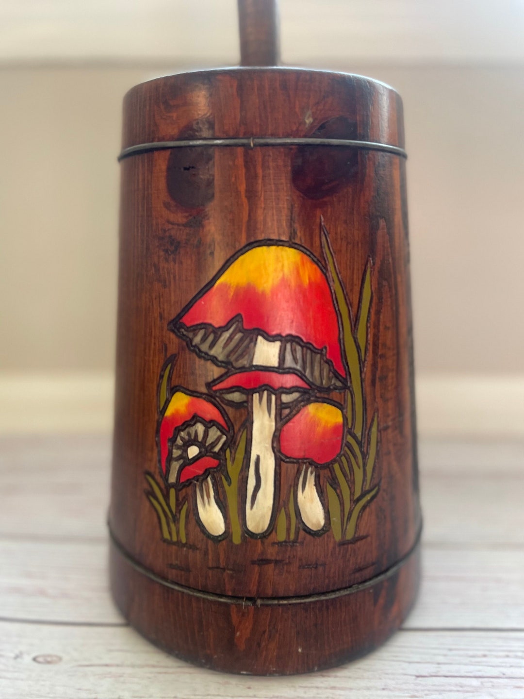 Vintage Mushroom Kitchen Decor 70s Vintage Mushroom Decor - Etsy