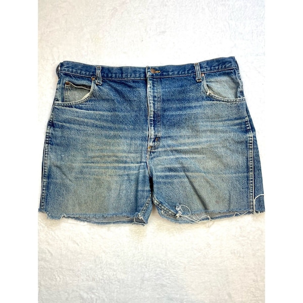 80s Sears Roebuck Denim Cutoffs sz 44 XXL Denim Jorts 6" Inseam Vintage Sears