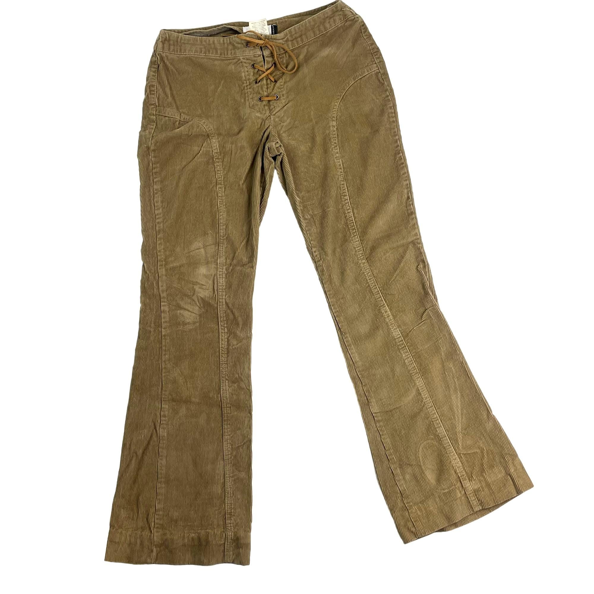 Pantaloni vintage in velluto a coste da donna Jordache a vita