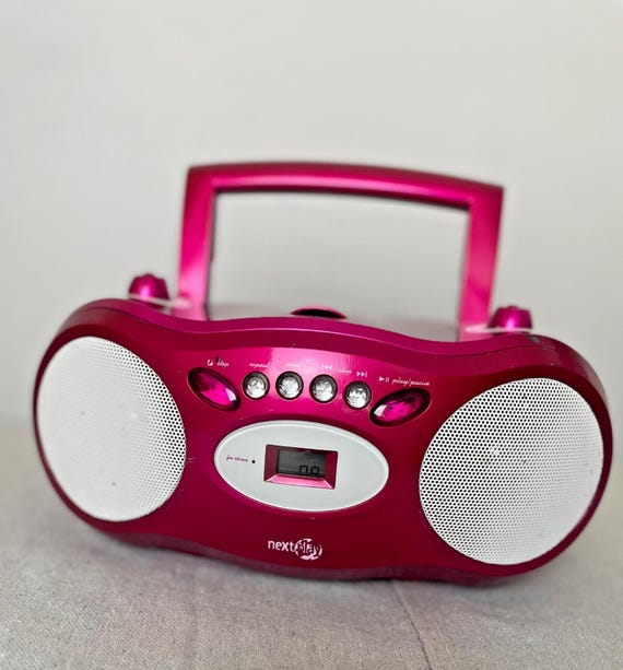 UNKLE CD セット Nextplay Hot Pink Glitz Glitter Am Fm Cd Boombox NP400GB