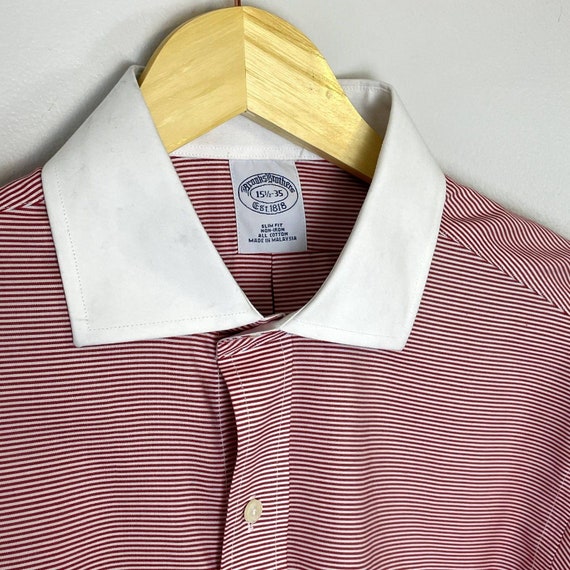 Vintage Brooks Brothers Men's Pinstripe Button Up… - image 2