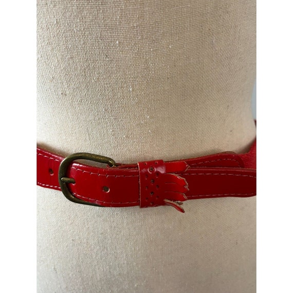 Hang Ten Surf Retro 100% Cotton Red Women's Belt … - image 2