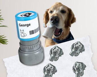 Personalized Cat&Dog Stamps,Custom Pet Stamp, Cute Pet Image Stamp,Royal Pet Face Stamp,Pet Memorial Gift