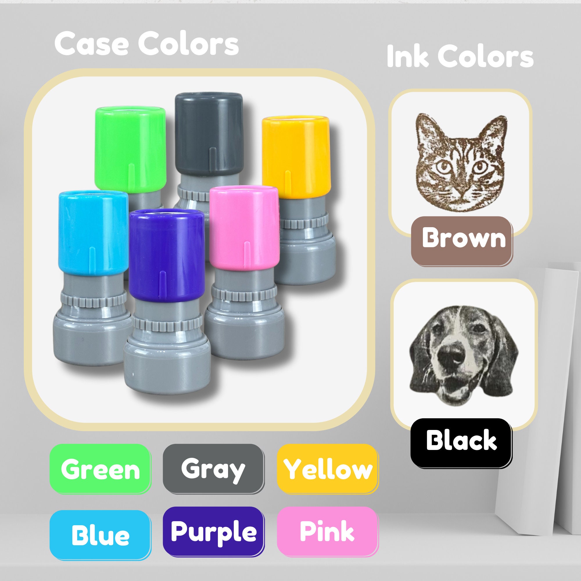 Custom Pet Stamp, Cute Pet Image Stamp,Personalized Cat&Dog Stamps, Royal Pet Face Stamp,Pet Memorial Gift