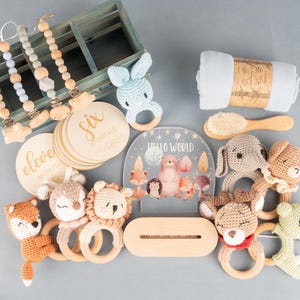 Presente para chá de bebê, caixa de presente para novos pais, presente de gravidez para novas mães, cesta de presente para recém-nascido, pacote de cuidados para novos pais, presentes para novas mães e novos pais