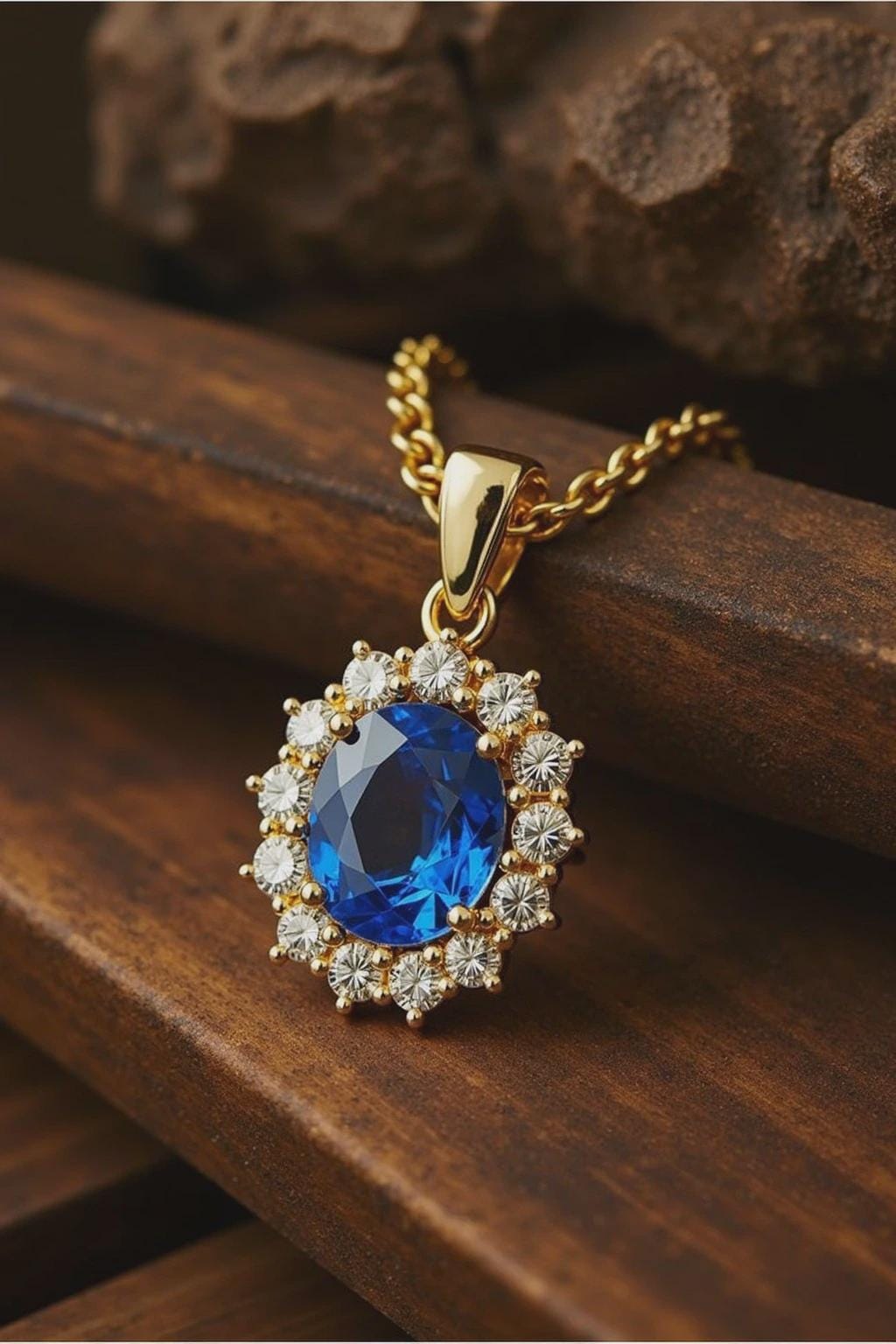 天然ロイヤルブルーサファイア＆VVS1ダイヤモンド 2.07カラット