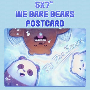 We Bare Bears - „Tis the Season” 5x7 świąteczna pocztówka