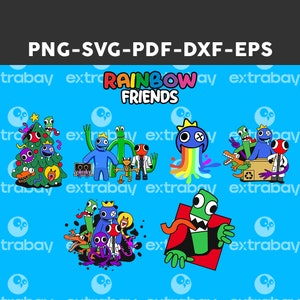 Rainbow friends,Rainbow friends Svg,Rainbow friends Png,Rainbow friends 2 png,Cutting File / Cricut /svg,png,dxf,pdf,eps