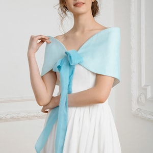 Bridal jacket, wedding wrap, satin shrug for bride,something blue, bridal bolero, wedding jacket, wedding wrap, wedding sweater, wedding