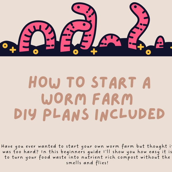 So starten Sie eine Wurmfarm | DIY-Pläne im Lieferumfang enthalten