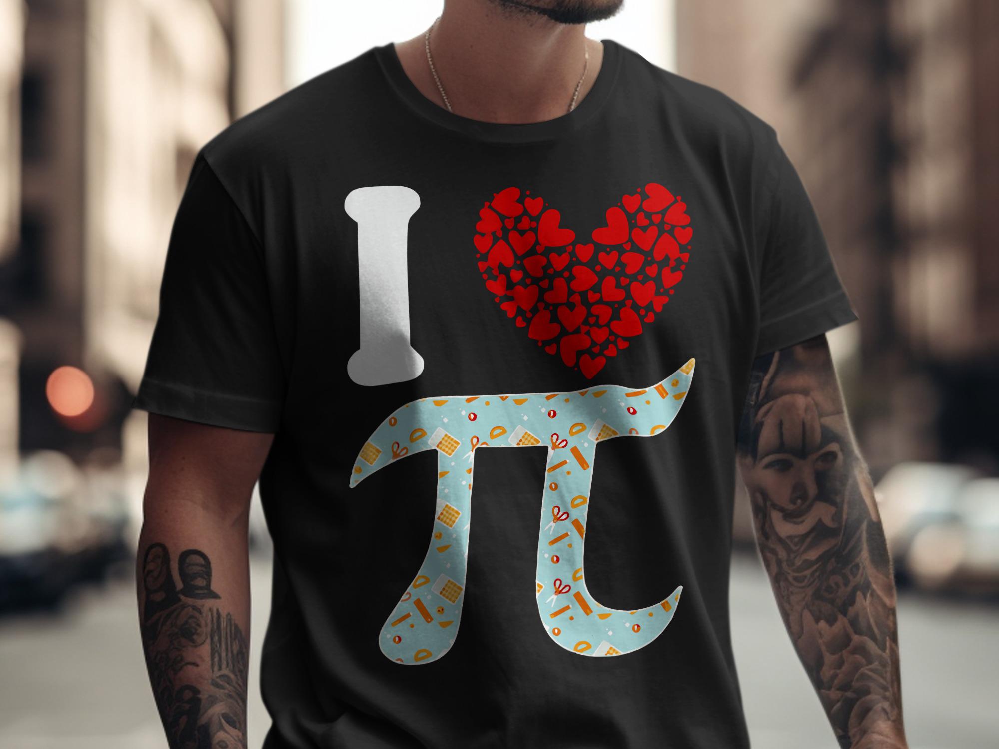 I Love Pi PNG | Math Teacher Sublimation Design | Funny Pi Day ...
