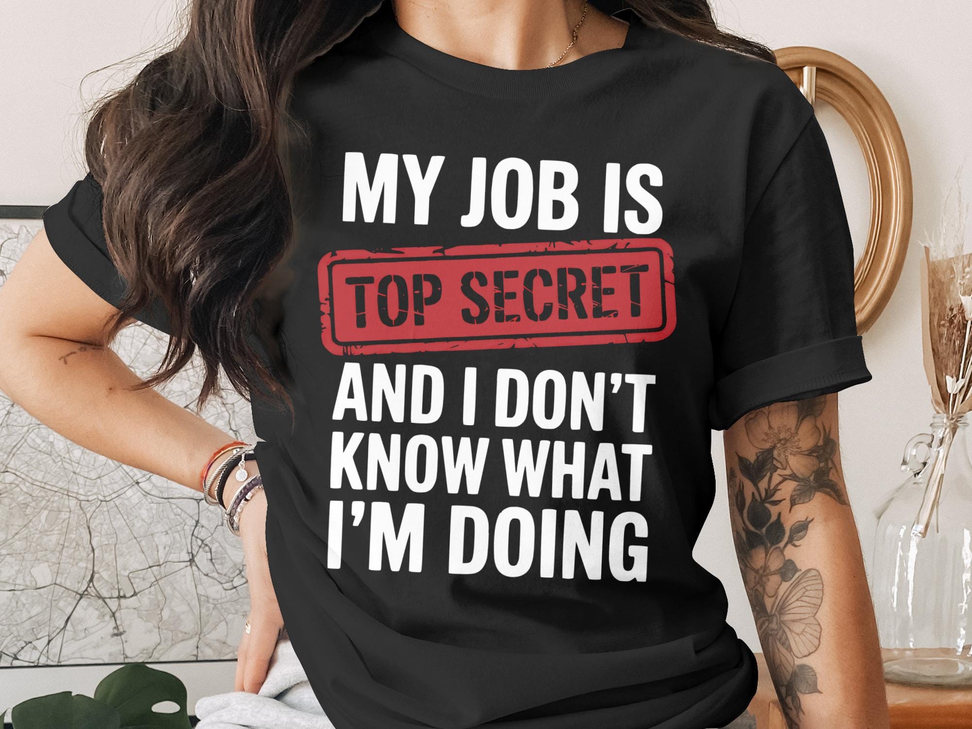 Top Secret Humor Funny Work Quote PNG: Top Secret Job, Sarcastic Humor (digital Download ...