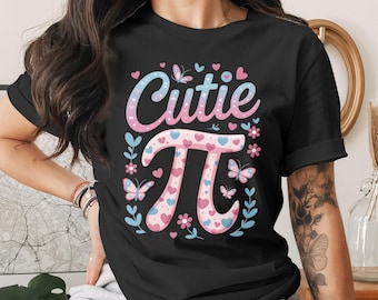 Cutie Pi PNG | Cute Math Pi Symbol Design | Math Lover Shirt PNG | Pi Day Sublimation PNG