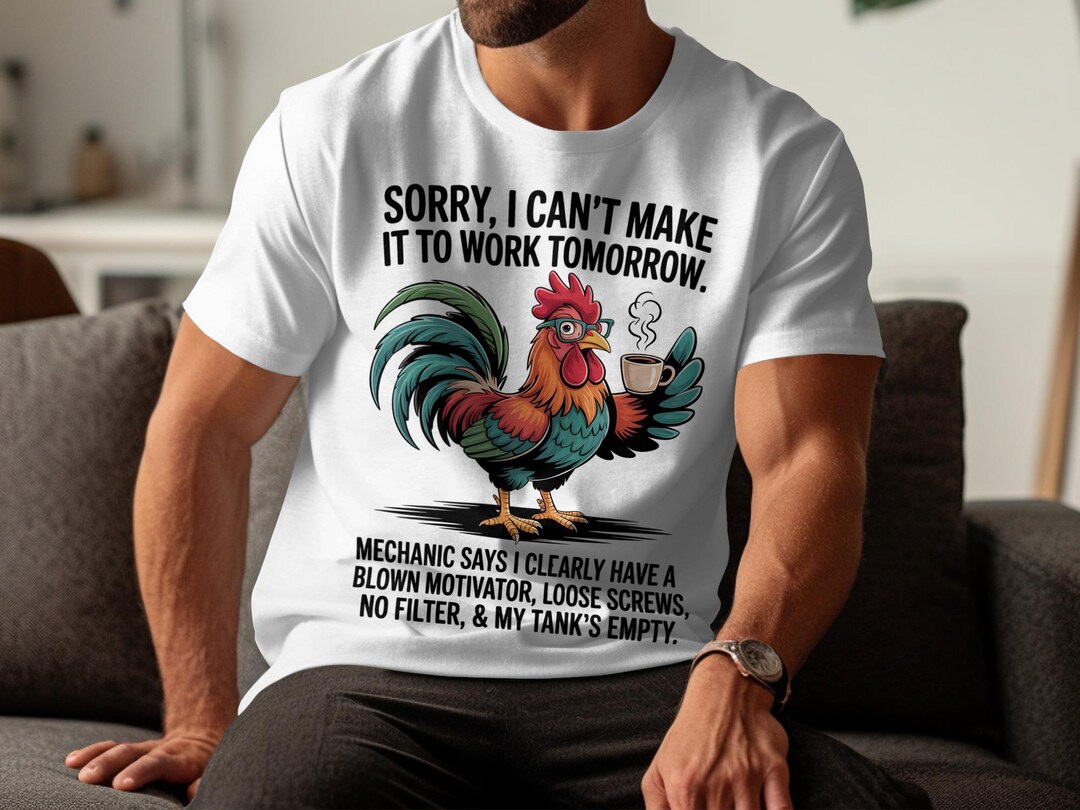 Sorry Rooster Funny Rooster Coffee Design: