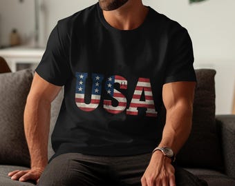 Amerikaanse vlag, png-bestand | Ontwerp met verweerde Amerikaanse vlag | Patriottisch sublimatiebestand | 4 juli-shirt, png PNGEgg | Digitale download