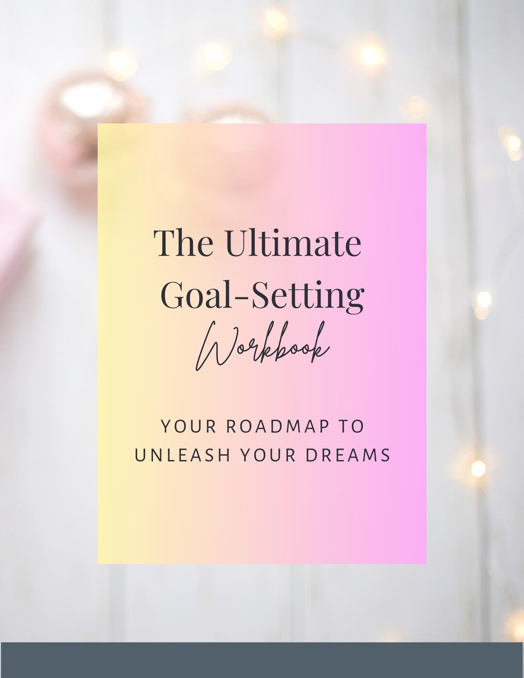 The Ultimate Goal Setting Journal - Etsy