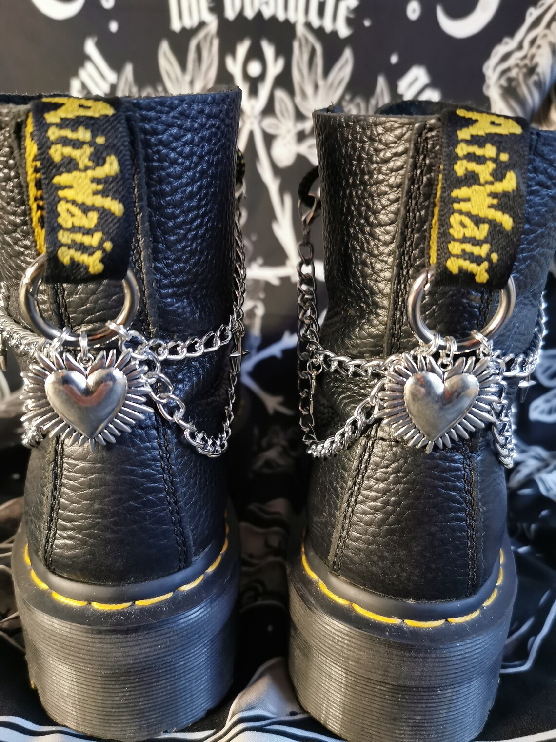 Sacred Heart Dm Boot Chains - Etsy