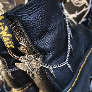 Death Moth DM-stövelkedjor i rostfritt stål