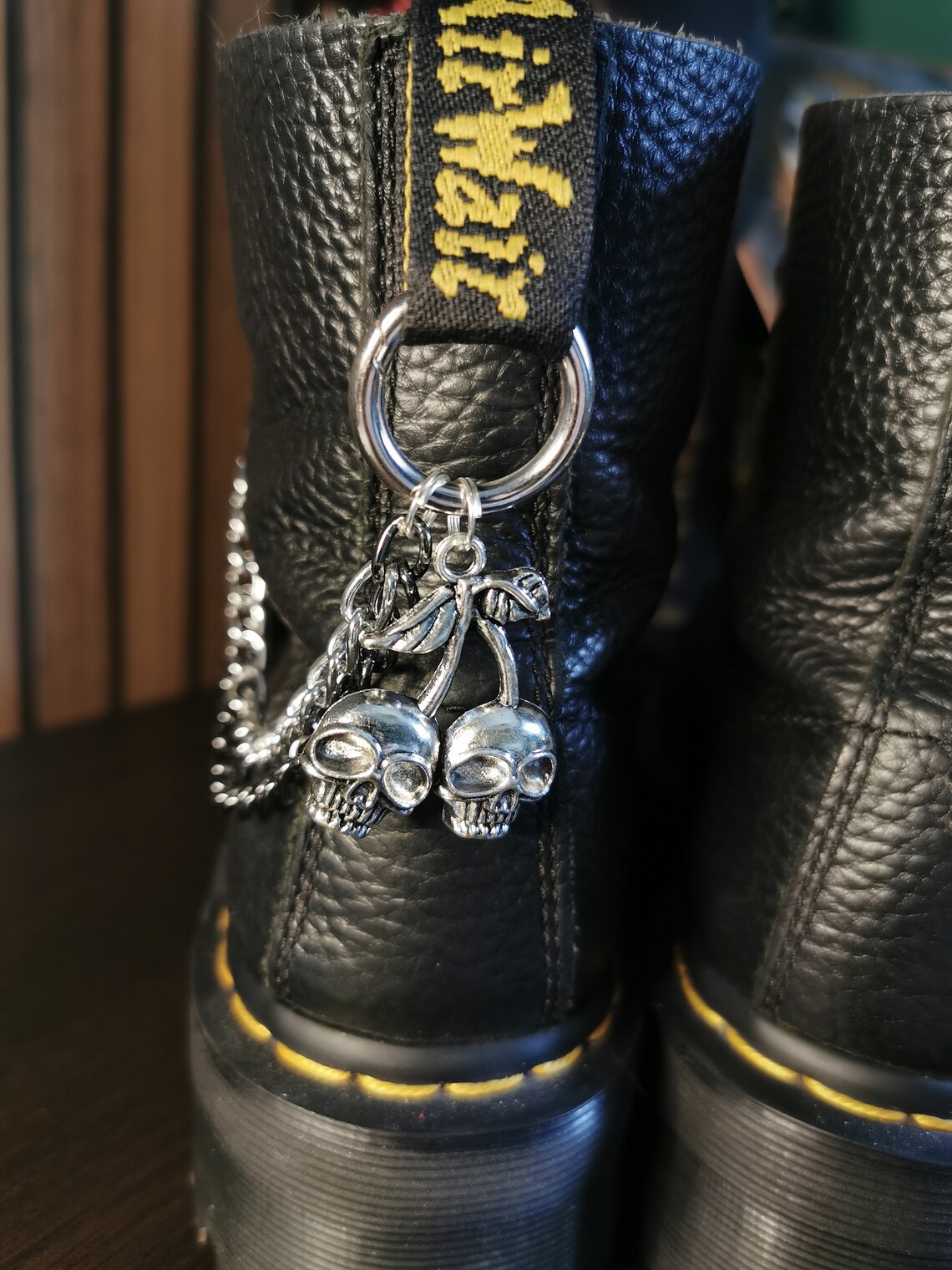 Cherry Skull Double Dm Boot Chains. - Etsy