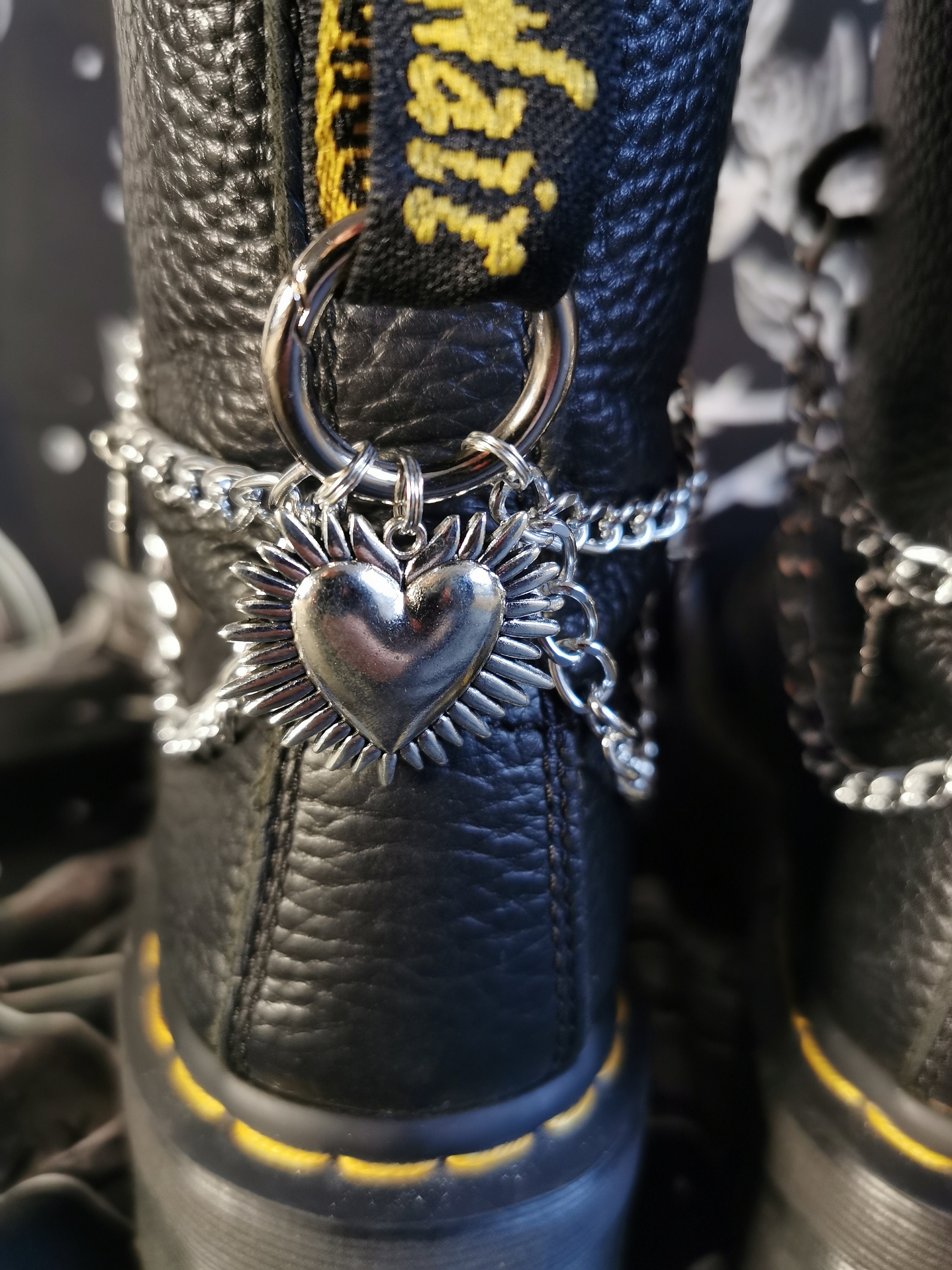 Sacred Heart Dm Boot Chains - Etsy