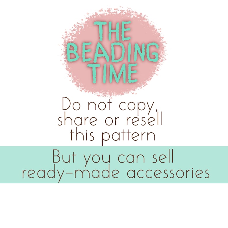 Old Skull Peyote stitch pattern Even count for Miyuki delica seed beads 11/0 image 5
