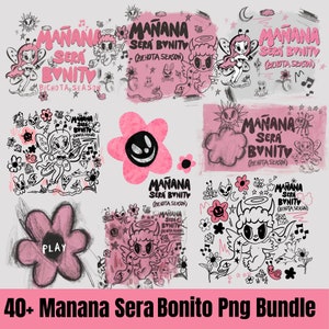 40+ Man-ana Se-ra Bonit Png-paket Bichota Season Tumbler digital design, rosa djävulsängelglasburk Png, La Bichota Png, sublimeringsdesign