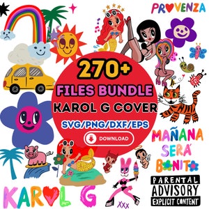 Karool g File di stampa e taglio, manana sera bonito PNG,JPG,SVG,Dxf File digitali silhouette file cricut download