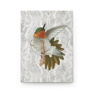 Hummingbird Journal: quaderno con copertina rigida opaca per scrivere e disegnare