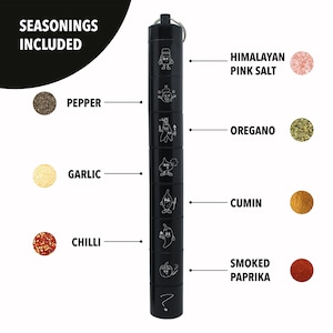 Camping Season Spice Capsule - Black *With Seasonings Included*