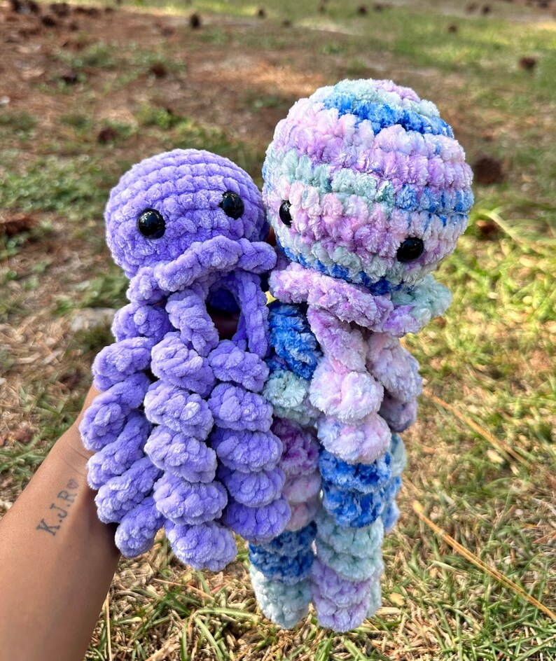 Crochet Jellyfish Plushie Etsy