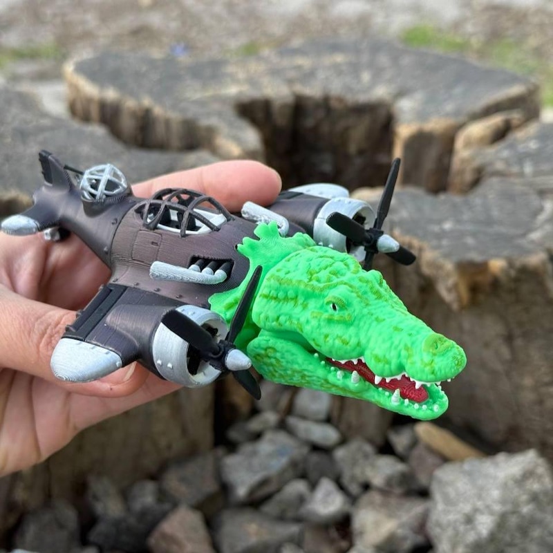 Bombardiro Crocodile Figurine - Etsy Canada