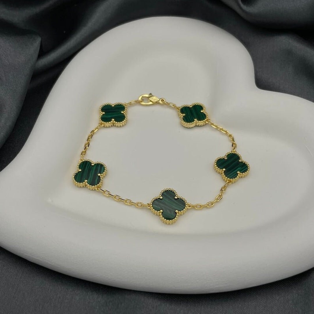 15mm Van Cleef Inspired Clover Bracelet Four Leaf Five Etsy UK