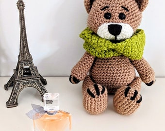 Teddy Bear Crochet Pattern (English and French)