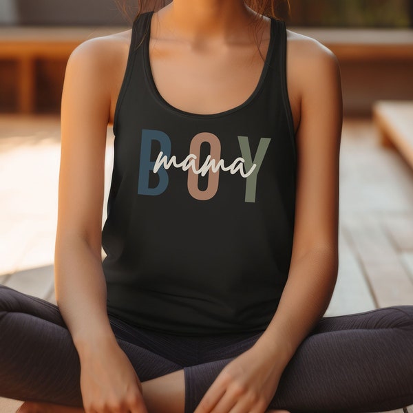 Boy Mama Tank, Pregnancy Reveal Shirt, Mother's Day Shirt, Gift for New Mom, Mother's Day Gift, Baby Shower gift, Mom to Be, Boy Mom Gift