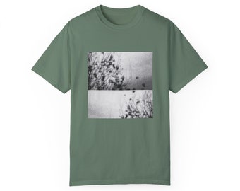 Vintage windflower field tshirt, Luxury wall art tee, Flower field shirt