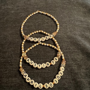 CUSTOMIZABLE Tour Bracelet Set