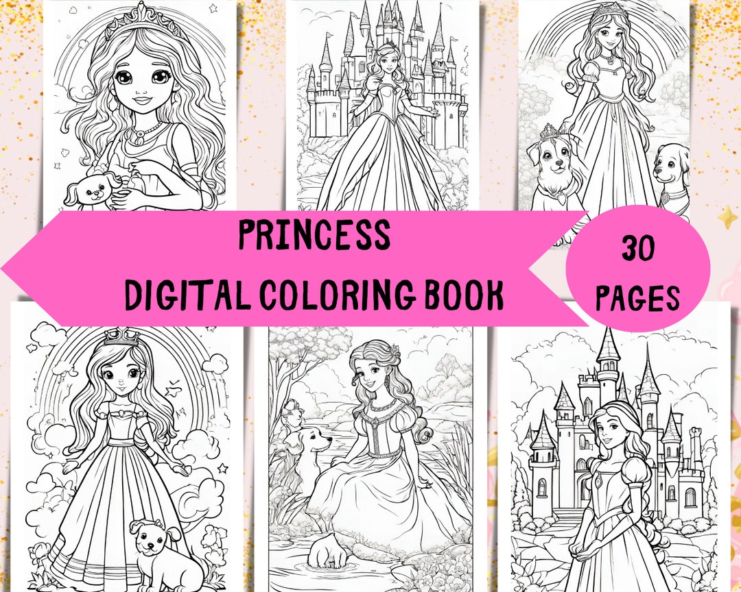 princess-coloring-page-printable-coloring-pages-for-kids-etsy