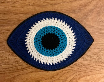 Evil Eye Appliqué Embroidered Patch / Sew in/ DIY