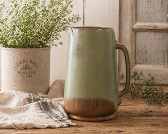 Vintage Frankoma pottery large water pitcher mold #80