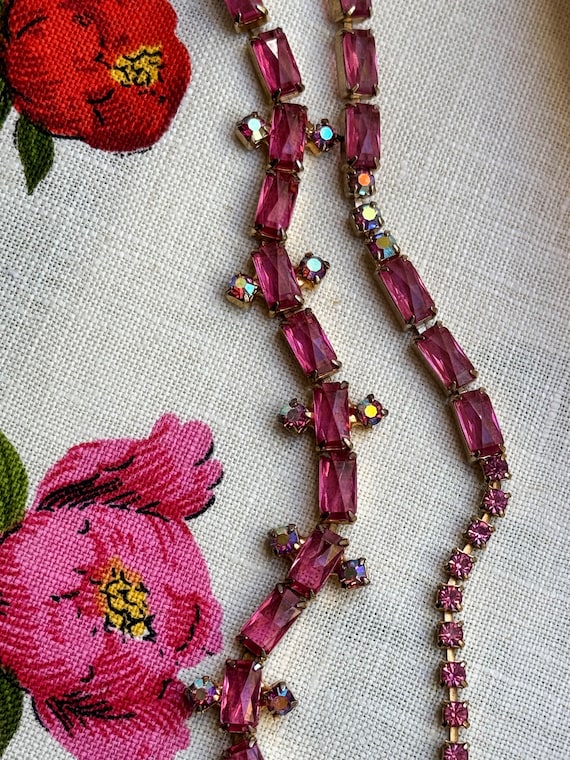 Vintage necklace and bracelet set.  Antique jewelr