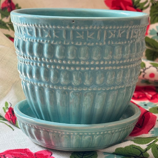 Mc Coy planter flower pot vintage planter MCM decor retro farmhouse cottage shabby chic patio garden indoor planter vintage home decor gift