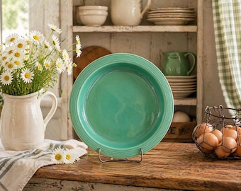 Vintage Fiesta green pie plate