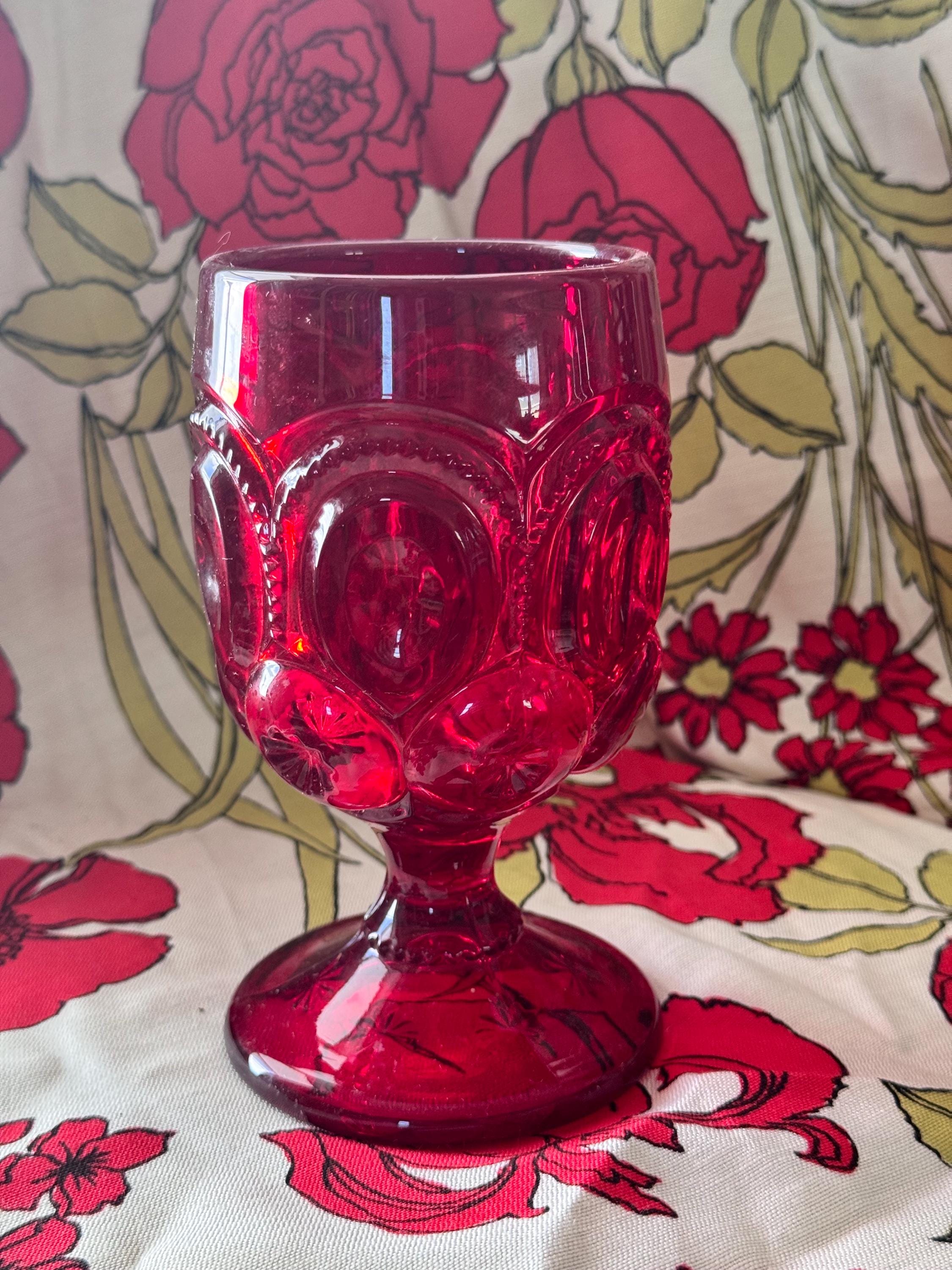 アンティークグラス Moon and Stars Goblets Vintage Antique Moon and Stars Glassware - Etsy